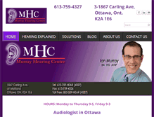 Tablet Screenshot of murrayhearing.com
